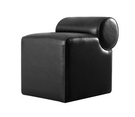 Atelier Del Sofa Rohin Deri Puf - Negro